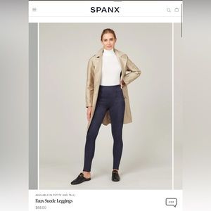 *NEW* SPANX FAUX SUEDE LEGGINGS